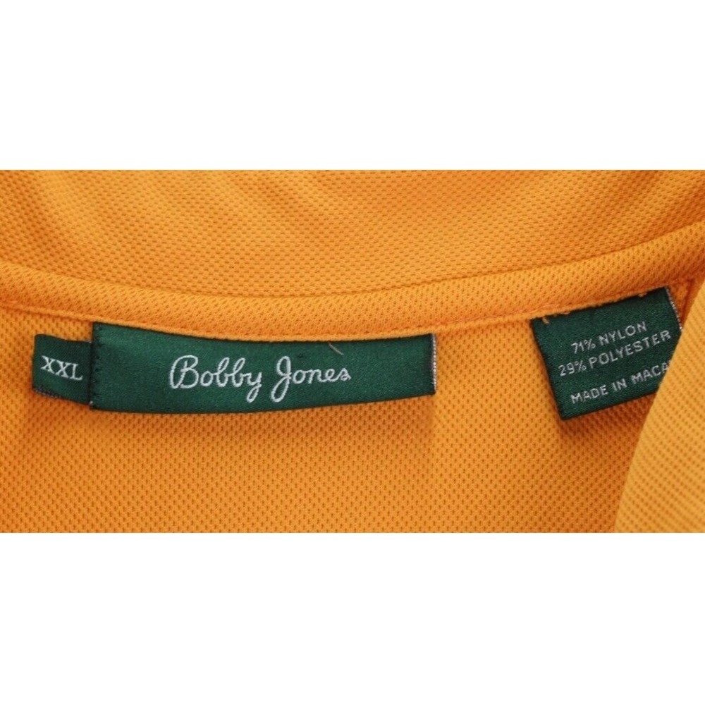 Bobby Jones Short Sleeve Golf Polo Shirt Mens XXL Orange Golfcore Performance - Picture 7 of 16